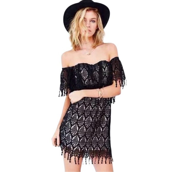 Stone Cold Fox Dresses & Skirts - STONE COLD FOX Iowa Black Lace Dress Gothic Whimsigoth Bohemian Chic Medium